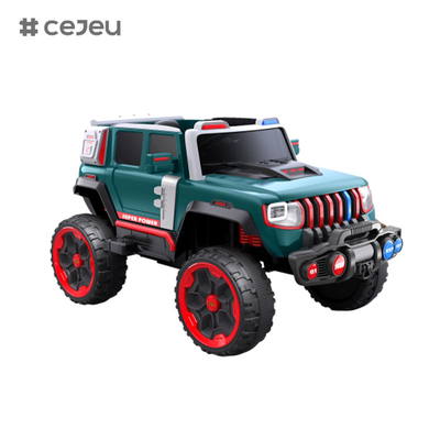 CJ-LC-6169 12V τετρακίνητο τζιπ με ένα κουμπί εκκίνησης, Bluetooth, USB - ασφαλές, ανθεκτικό και διασκεδαστικό για παιδιά