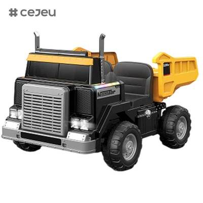 CJ-JJ-8500B 12V Ηλεκτρικά Παιχνίδια για Παιδιά Εκσκαφέας Πλαστικό φορτηγό με μπαταρία Μεγάλη Καρέκλα