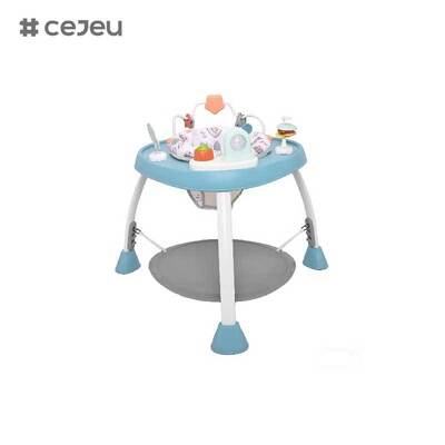 CJ-BST-BC10 playcenter& activity tablewith music and lights το υποστήριγμα των ποδιών έχει τρεις ρυθμίσεις ύψους, μπορεί επίσης να τοποθετηθεί επάνω σε δίσκο ως πιάτο τραπέζι