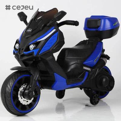 CJ-XL-1988 Unisex 3-Wheel Ηλεκτρική μοτοσυκλέτα μπαταρία λειτουργεί μικρές πλαστικές ρόδες Ride-on Toy Παιδιά 3-8 ετών Νέο μοντέλο δημοφιλές