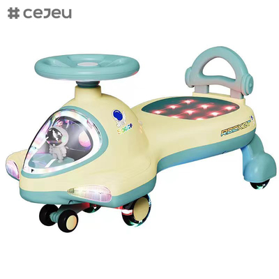 Παιδί / Κορίτσι Wiggle Ride On Toy: Ασφαλές, διασκεδαστικό &amp; εύκολο στη χρήση, φλας PU τροχός, φως, 2-5yres παλιά