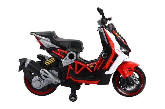 Παιδιά Vespa Scooter, 12V επαναφορτιζόμενη βόλτα σε μοτοσυκλέτα με τροχούς εκπαίδευσης