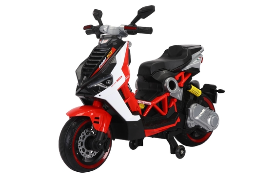 Παιδιά Vespa Scooter, 12V επαναφορτιζόμενη βόλτα σε μοτοσυκλέτα με τροχούς εκπαίδευσης