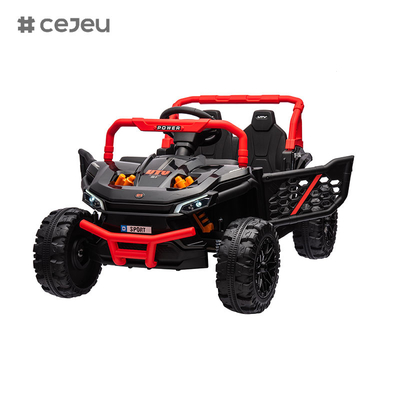 CJ-015 12V 2 θέσεις Παιδιά οδηγούν σε αυτοκίνητο UTV, ηλεκτρικό όχημα φορτηγό αυτοκίνητο 4.5AH με κινητήρα 2x550W,μαύρο / σκούρο πράσινο / πορτοκαλί