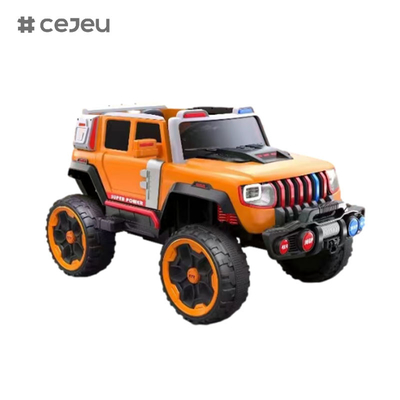 CJ-LC-6169 12V τετρακίνητο τζιπ με ένα κουμπί εκκίνησης, Bluetooth, USB - ασφαλές, ανθεκτικό και διασκεδαστικό για παιδιά