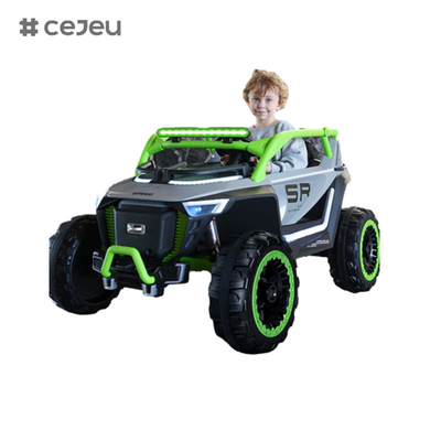 CJ-8809 παιδική κάθισμα, με κινητήρα 12V7AH*1 4x390.2.4G RC, δερμάτινο κάθισμα, μουσική, LED, Bluetooth, USB