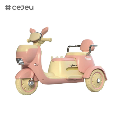 CJ-688 Ηλεκτρικές μοτοσυκλέτες, ένα κουμπί εκκίνησης, λειτουργία πρώιμης εκπαίδευσης, USB, για αγόρια και κορίτσια 3-5 ετών