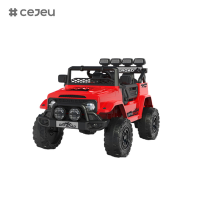 CJ2122 Διπλή πόρτα ανοιχτή, 6V4AH* 1,390 #*1, με 2.4G RC, φώτα, ένα κουμπί εκκίνησης, μουσική, USB, Bluetooth, πρώιμη εκπαίδευση