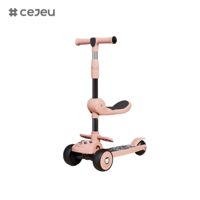 CJ-E300-8, με μαξιλάρι καθίσματος, φώτα, μουσική, χειριστήριο μπορεί να ρυθμιστεί 68-85cm, παιδιά διαφορετικού ύψους μπορούν να παίξουν