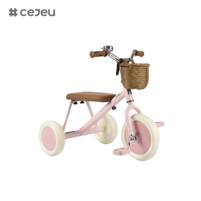 CJ-T-212, τρίκυκλος, τεχνητό μεγάλο καλάθι από ράταν, πλαίσιο από χάλυβα υψηλού άνθρακα με εξαιρετικά ισχυρή αντοχή.