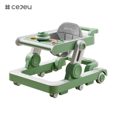 QRBB-866, baby walker, 2 σε 1 3 Ρυθμιστής ύψους τροχός*6 Φρένο/Μουσική/Παρασκευαστικά παιχνίδια Ασφάλεια κατά πτώσης