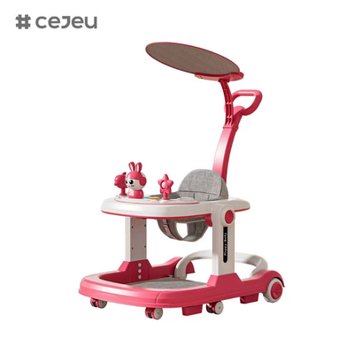 QRBB-869A, baby walker, 2 in 1 3 Ρυθμιστής ύψους Τροχό*6 Φρένο/Μουσική/Παιχνίδια Ασφάλεια κατά της πτώσης
