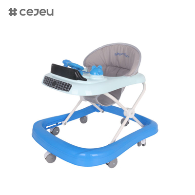CJ-1166, baby walker,Music 3 Ρυθμιστής ύψους Αθόρυβος τροχός*6 Κουσούνι: Λινάνι Ένα κλικ διπλώσιμο