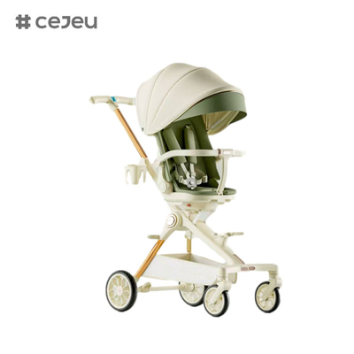 CJ-XL 15L Πιο πωλούμενο αναδιπλούμενο φορητό παιδικό καροτσάκι που βρίσκεται 360 μοίρες μπορεί να περιστρέψει το κάθισμα παιδικό καροτσάκι