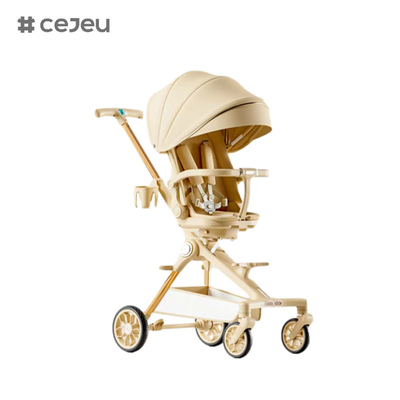 CJ-XL 15L Πιο πωλούμενο αναδιπλούμενο φορητό παιδικό καροτσάκι που βρίσκεται 360 μοίρες μπορεί να περιστρέψει το κάθισμα παιδικό καροτσάκι
