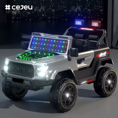 CJ-DLX-999 Unisex τετρακίνητο ηλεκτρικό παιχνίδι για παιδιά επαναφορτιζόμενο τηλεχειριστήριο και τα δύο αγόρια κορίτσια MP3 λειτουργία