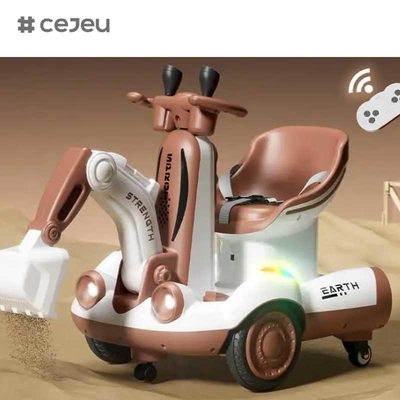 CJ-HB-919 Νέο 2 σε 1 για παιδιά Ηλεκτρικό αυτοκίνητο ισορροπίας / 360 μοίρες περιστροφή Παιδιά Digger Ride On Car Excavator