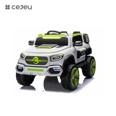 CJ-SYB-G65 Χονδρική Unisex 4 τροχών Ηλεκτρική βόλτα-On παιχνίδι αυτοκίνητο Χονδρική Κόκκινο λευκό χρωματικό σχήμα αυτόματα μουσικά φώτα