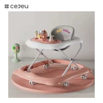 CJ-BDW-101 Δυνατό να αναδιπλωθεί Baby Walker με ακουστικές ρόδες πλαστική μουσική καρτούν Baby Walker με μουσική / περιστρεφόμενες ρόδες Baby Walker για την Κίνα