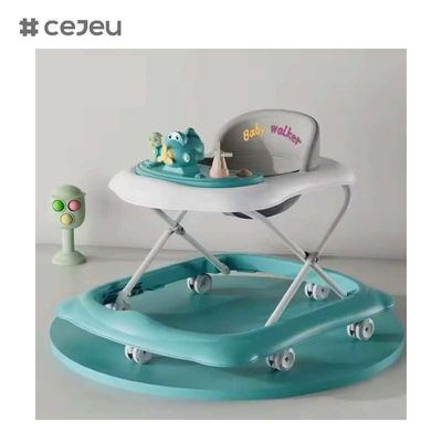 CJ-BDW-101 Δυνατό να αναδιπλωθεί Baby Walker με ακουστικές ρόδες πλαστική μουσική καρτούν Baby Walker με μουσική / περιστρεφόμενες ρόδες Baby Walker για την Κίνα