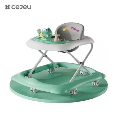 CJ-BDW-101 Δυνατό να αναδιπλωθεί Baby Walker με ακουστικές ρόδες πλαστική μουσική καρτούν Baby Walker με μουσική / περιστρεφόμενες ρόδες Baby Walker για την Κίνα