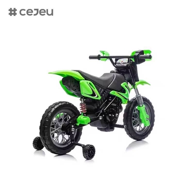 CJ-XB-8015 12V Ηλεκτρική μοτοσυκλέτα για παιδιά ηλικίας 3-8 ετών με τροχούς προπόνησης Κέρας και ήχος εκκίνησης Πιστοποιημένος EN71