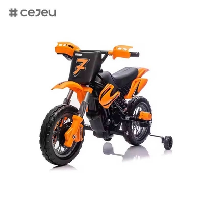 CJ-XB-8015 12V Ηλεκτρική μοτοσυκλέτα για παιδιά ηλικίας 3-8 ετών με τροχούς προπόνησης Κέρας και ήχος εκκίνησης Πιστοποιημένος EN71