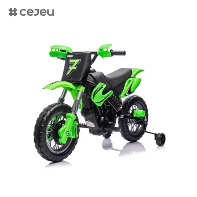 CJ-XB-8015 12V Ηλεκτρική μοτοσυκλέτα για παιδιά ηλικίας 3-8 ετών με τροχούς προπόνησης Κέρας και ήχος εκκίνησης Πιστοποιημένος EN71