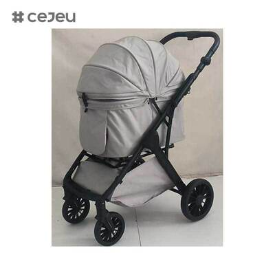 CJ-CS-307-1 Αγορά ρυθμιζόμενο αναδιπλούμενο καροτσάκι κατοικίδιων ζώων ένα χέρι ένα κλικ αναδιπλούμενο τετρακίνητο αδιάβροχο πλέσιμο μεγάλο καροτσάκι χωρητικότητας