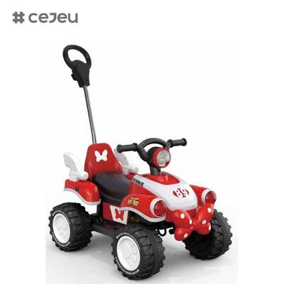 CJ-FLBB-712 2 έως 4 ετών Baby Kid Ride σε Push Pedal Car με συρόμενη μπαταρία Μουσική για παιδιά