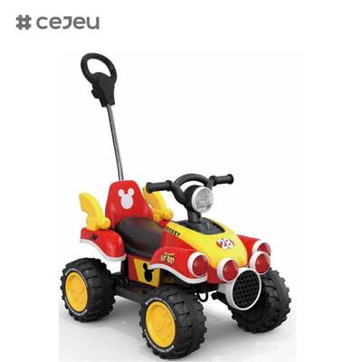 CJ-FLBB-712 2 έως 4 ετών Baby Kid Ride σε Push Pedal Car με συρόμενη μπαταρία Μουσική για παιδιά