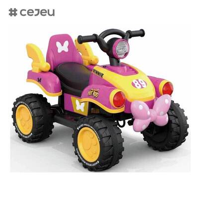 CJ-FLBB-712 2 έως 4 ετών Baby Kid Ride σε Push Pedal Car με συρόμενη μπαταρία Μουσική για παιδιά