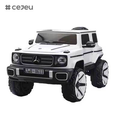 CJ-JB-8611 Σούπερ 2 θέσεις Παιδικά αυτοκίνητα Unisex 12v Ηλεκτρική βόλτα στο αυτοκίνητο Αναφορτιζόμενο Mercedes Παιδικά αυτοκίνητα