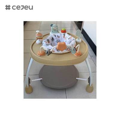 CJ-BST-BC10 playcenter& activity tablewith music and lights το υποστήριγμα των ποδιών έχει τρεις ρυθμίσεις ύψους, μπορεί επίσης να τοποθετηθεί επάνω σε δίσκο ως πιάτο τραπέζι