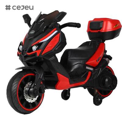 CJ-XL-1988 Unisex 3-Wheel Ηλεκτρική μοτοσυκλέτα μπαταρία λειτουργεί μικρές πλαστικές ρόδες Ride-on Toy Παιδιά 3-8 ετών Νέο μοντέλο δημοφιλές