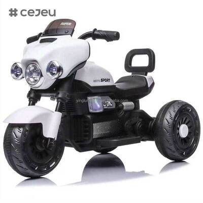 CJ-XGZ606 Εργοστασιακή Άμεση Πώληση Ηλεκτρικό Παιδικό Μοτοσικλέτα Αγόρια Μικρό Μοντέρνο Τρίκυκλο Μουσικής με Φωτισμό 2 έως 4 Ετών 6V