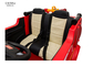 2 γύρος παιδιών καθισμάτων 3km/Hr στο αυτοκίνητο παιχνιδιών 37 μήνες γύρου στα φω'τα πυροσβεστικών οχημάτων 12v
